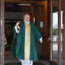 Fr. Durkee Pastor Exits The Church With A Thumbs Up.